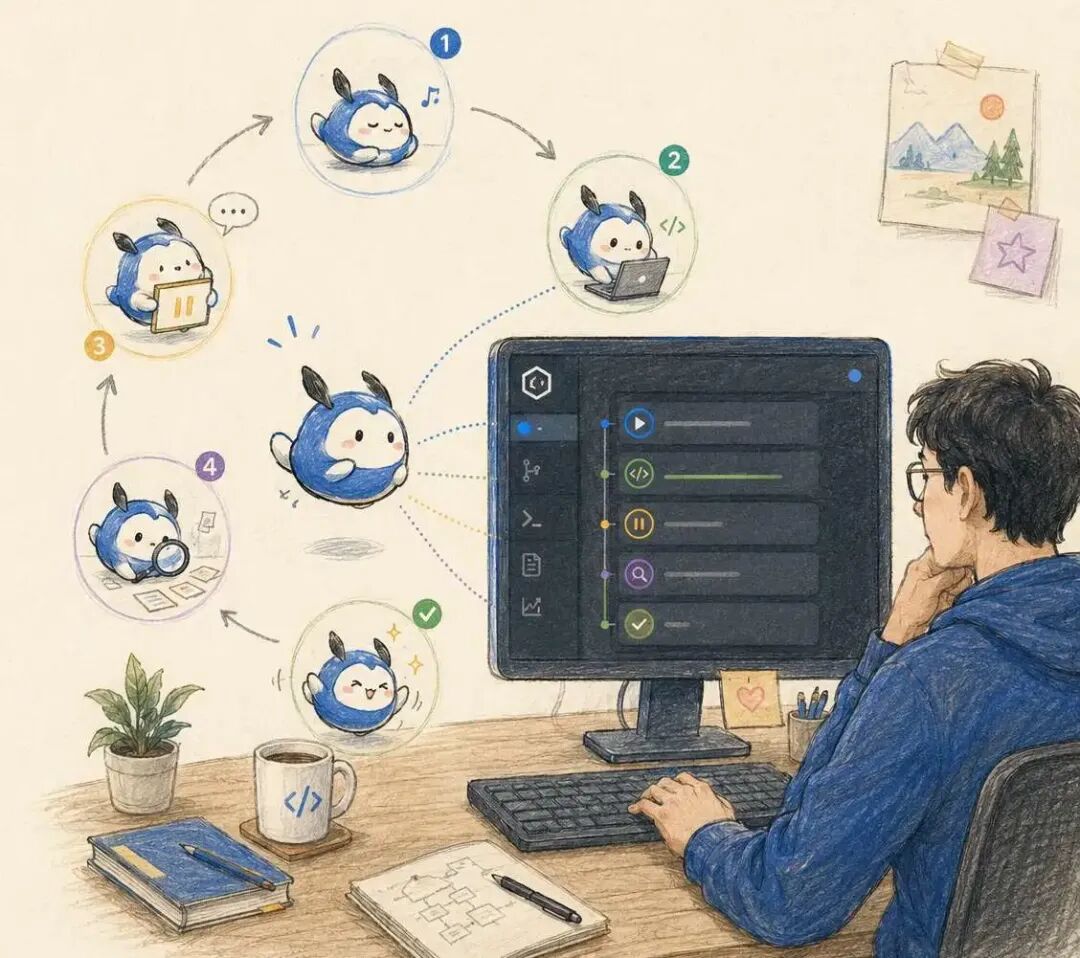 Codex 任务运行时显示自定义桌宠